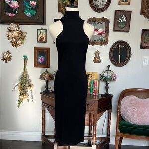 Windsor Black Midi Dress